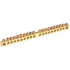 Шина PEN земля-ноль 6х9мм 20/1 (20групп/крепеж по центру)