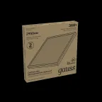 Светильник светодиодный ДВО 36 Вт 3300 лм 6500К AC 220В IP20 595х595х19мм призма Офис Gauss