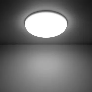 Светильник светодиодный ДВО 12 Вт 1200 лм 4000К AC 220В IP20 круг D120х27мм монт d106мм Пластик безрамочный Frameless Gauss