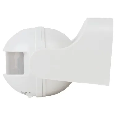 Датчик движения MD 03 для дома инфракрасный аккумуляторный белый 1200 Вт угол 140 градусов 12 метров