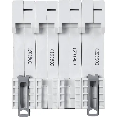 RX3 Авт.выключатель 4,5кА 6А 4П C