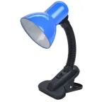 Светильник настольный 1001 на прищепке Е27 синий