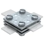 Соединитель полосы крестовой горячий цинк