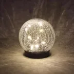 Садовый светильник Шар на солнечной батарее, 15 LED 15 cм ERASF012-24