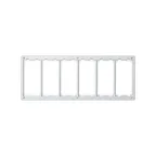 Connect Рамка на 6 S-модулей к монтажной коробке SM660, Сима Класик, белый