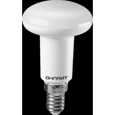 Лампа светодиодная LED зеркальная 5вт E14 R50 теплый