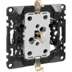 Valena IN MATIC Розетка силовая двойная 2х2К+З 16А 250В безвинтовые зажимы