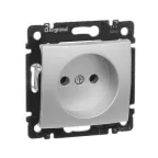 VALENA Розетка в рамку 16А алюминий