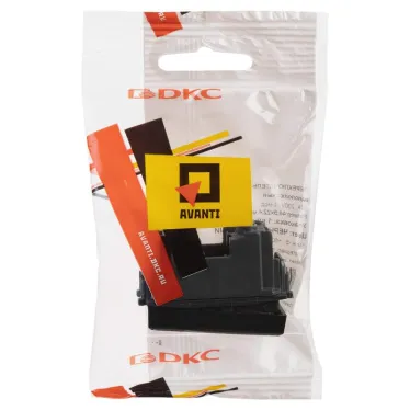 Avanti Переключатель модульный, , Черный матовый, 1 модуль