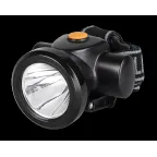 Фонарь налобный 3Вт 130Лм ABS-пластик нейлон 2 режима работы 4 часа работы в ярком режиме заряд адаптер 220В в комплекте IP54