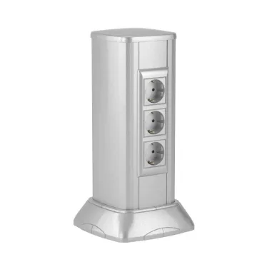 Миниколонна алюминиевая 0.35м серый металлик