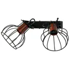 Светильник Эстель 521 черн.муар медь НББ 01-2х60-111 Е27 ИУ