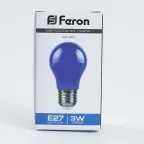 Лампа светодиодная LED 3вт Е27 синий шар