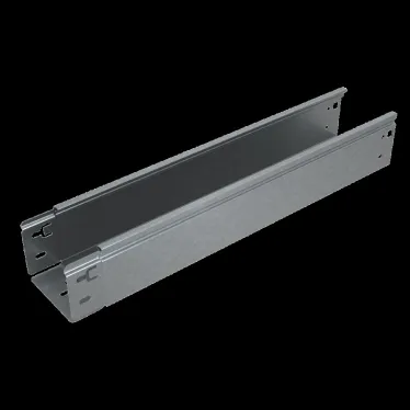 Лоток неперф. 80х100х1,0 L2500 мм Быстрый монтаж ПЛЮС HD