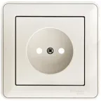 W59 Розетка скрытая без заземления белая