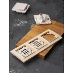 Рамка трехместная горизонтальная бежевый Минск