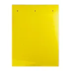 Табличка эластичная 17x8мм. Клейкое основание. Винил. Желтая (72 шт. на пластине, упак. по 10 листов)
