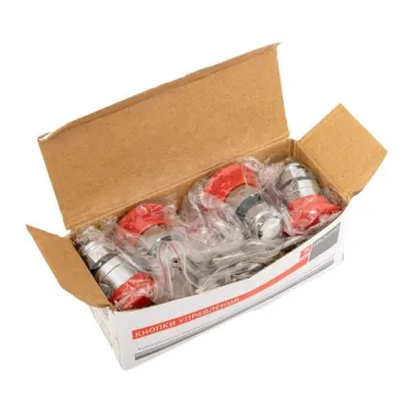 Механизм кнопки исполнительный XB4 'Грибок' красный поворотный с фиксацией с замком PROxima