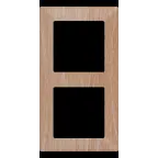 Valena LIFE Рамка 2 поста светлое дерево универсальная