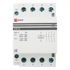 Контактор модульный КМ 25А 4NО (3 модуля) 24В АС PROxima