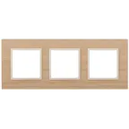 Рамка на 3 поста, дерево, Эра Elegance, клён+сл.кость, 14-5303-11