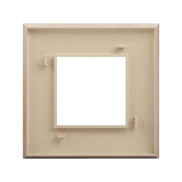 Avanti Рамка ARTLEBEDEV Кремовый жемчуг 2 модуля