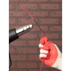 Термоусаживаемая трубка ТУТ нг 2.5/1.25 черная в отрезках по 1м PROxima