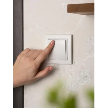 Выключатель Минск одноклавишный СП 10А белый