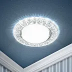 DK LD22 SL/WH Точечные светильники декор cо светодиодной подсветкой Gx53, прозрачный