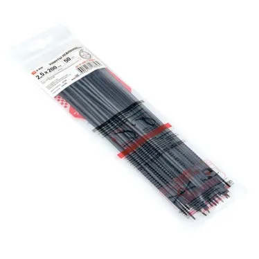 Хомут P6.6 стандартный черный 2.5x200 (50шт) FlexLock PROxima