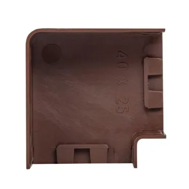 Поворот 90 градусов (40х25) (4 шт) Plast под темное дерево