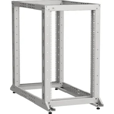 Стойка двухрамная LINEA F 47U 600х600-1000мм серая