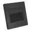 Светильник встраиваемый в стену IP20 LED 3000 К 1 Вт черн. пластик DENKIRS DK3050-BK