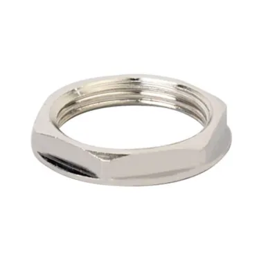 Гайка M40x1.5 никелированная латунь