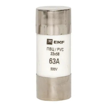 Плавкая вставка цилиндрическая ПВЦ (22х58) 63А PROxima