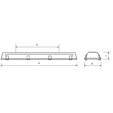 Светильник INOX LED 50 4000K