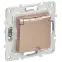 SKANDY Розетка 1-местная с заземлением с защитными шторками и крышкой 16А IP44 SK-R11Sa песочный IEK