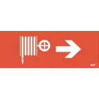 Этикетка самоклеящаяся 240х90мм ''Пожарный кран/стрелка направо'' IEK