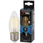Лампа светодиодная F-LED B35-9w-840-E27 (филамент, свеча, 9Вт, нейтр, E27) (10/100/5000)