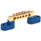 Шина нулевая на 2 угловых изоляторах ШНИ-6х9-6-У2-С