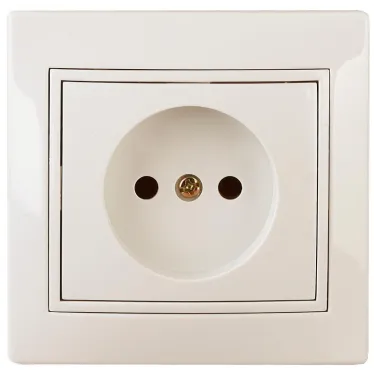 Розетка Intro Plano 1-201-02 без заземления 2P, 16А-250В, IP20, СУ, слоновая кость