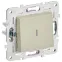 SKANDY Выключатель 1-клавишный проходной с индикацией 10А SK-V08B бежевый IEK