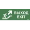 Этикетка самоклеящаяся 240х90мм ''Выход/лестница вверх/фигура'' IEK