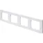 Рамка 4 поста INSPIRIA белая