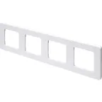 Рамка 4 поста INSPIRIA белая