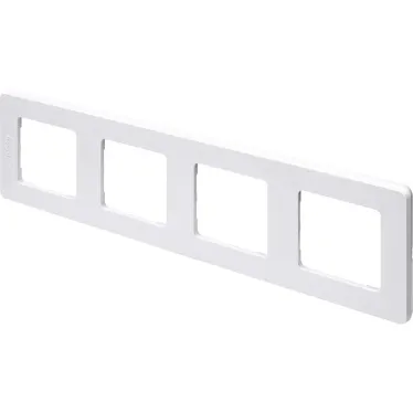 Рамка 4 поста INSPIRIA белая