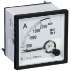 Амперметр 2000/5А 96х96 AC через тр-р Э47