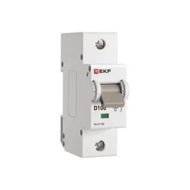 Автоматический выключатель ВА 47-125 1P 100А (D) 15кА PROxima