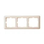 W59 Рамка 3 поста бежевая