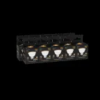 Лампа светодиодная LED 9 Вт 830 лм 3000К софит MR16 теплый GU5.3 AC 220В Black Gauss